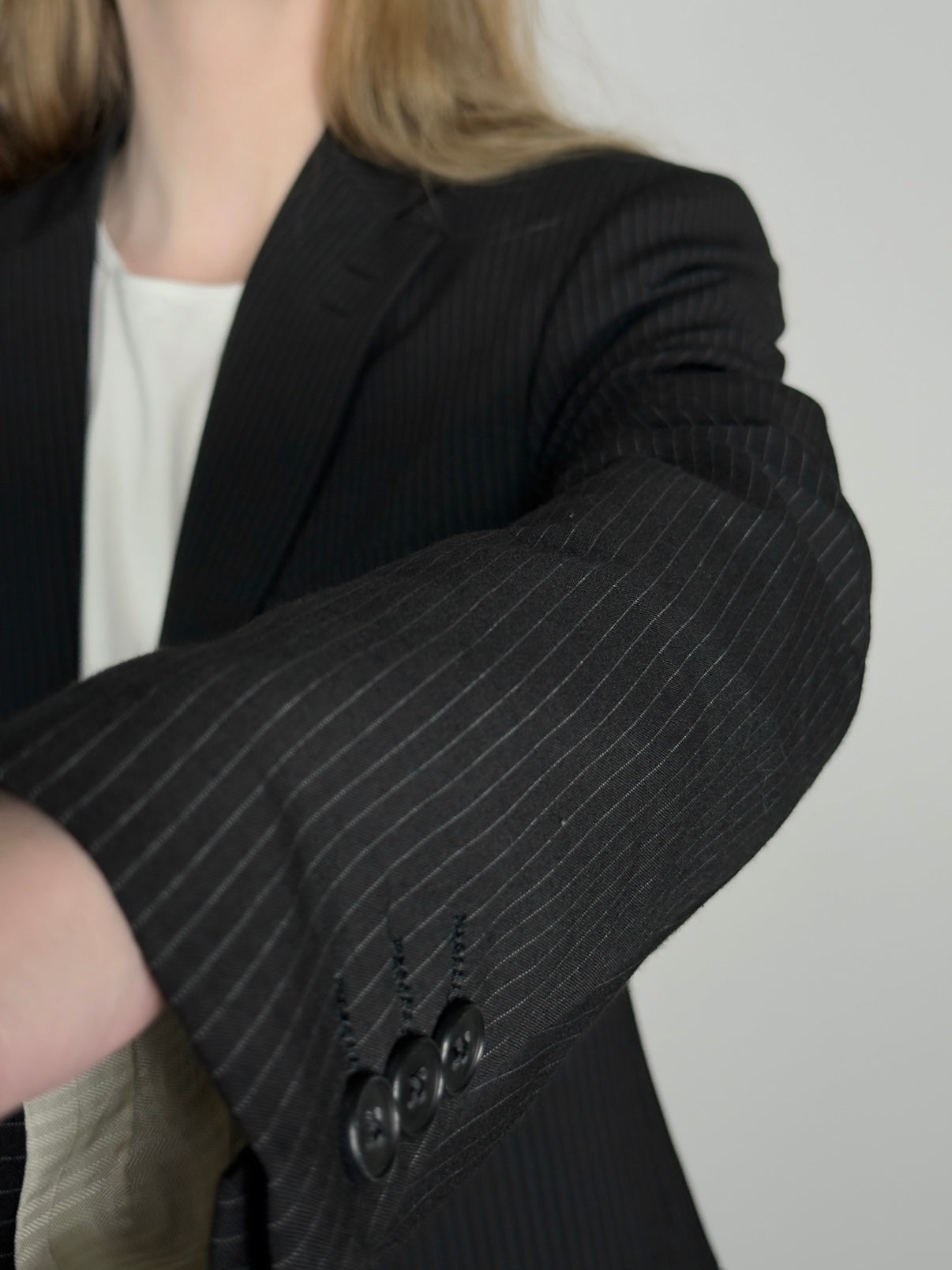 Wool Blend Statement Blazer str. 40