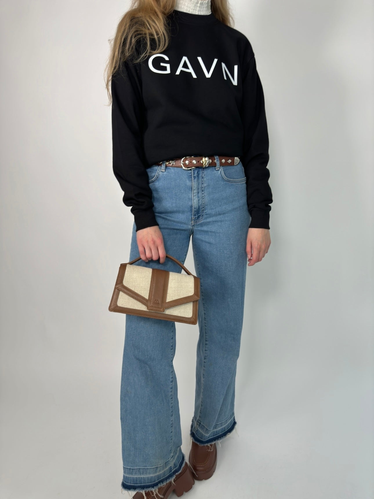 Black GAVN Sweatshirt str. S