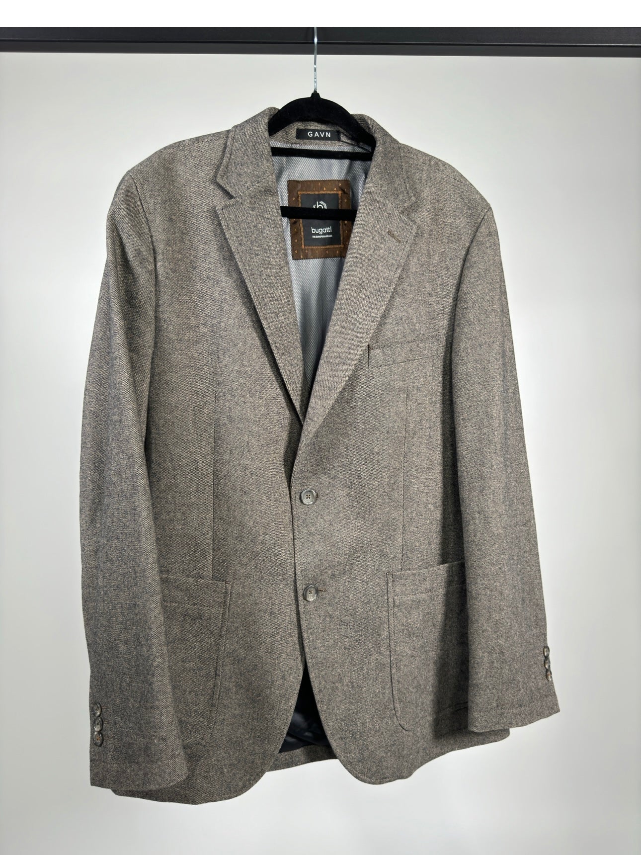 Beige Wool Blend Blazer str. 40